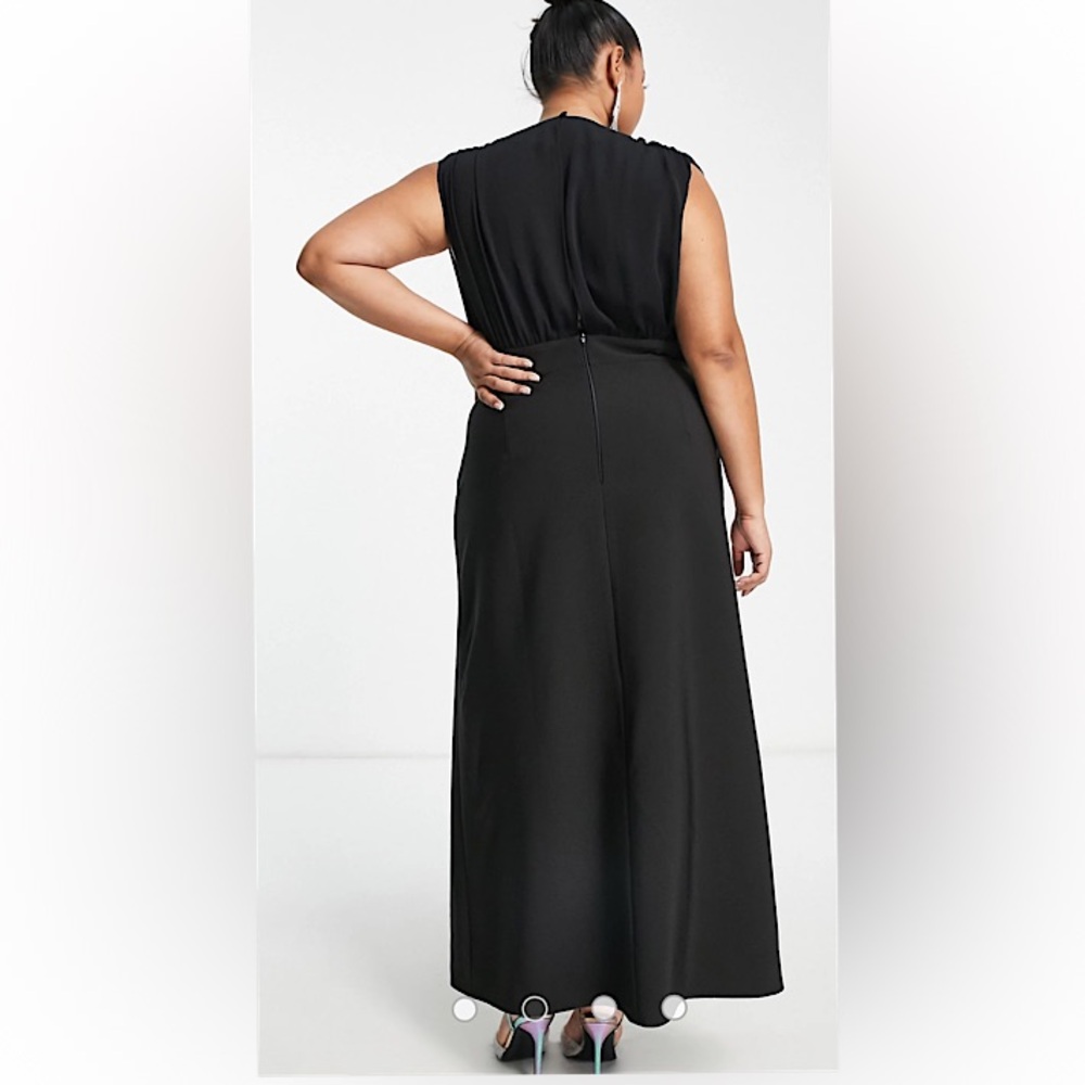 NWOT ASOS DESIGN Curve Black Dress - Picture 7 of 13